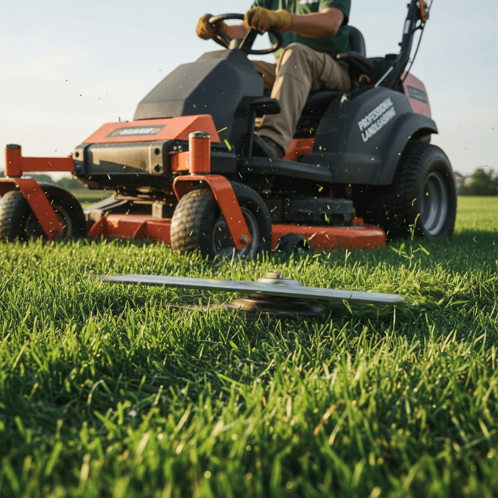 freshly cut grass detail